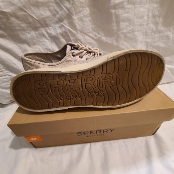 Sperry Pier View Confetti Sparkle Sneaker - Picture 4 of 9